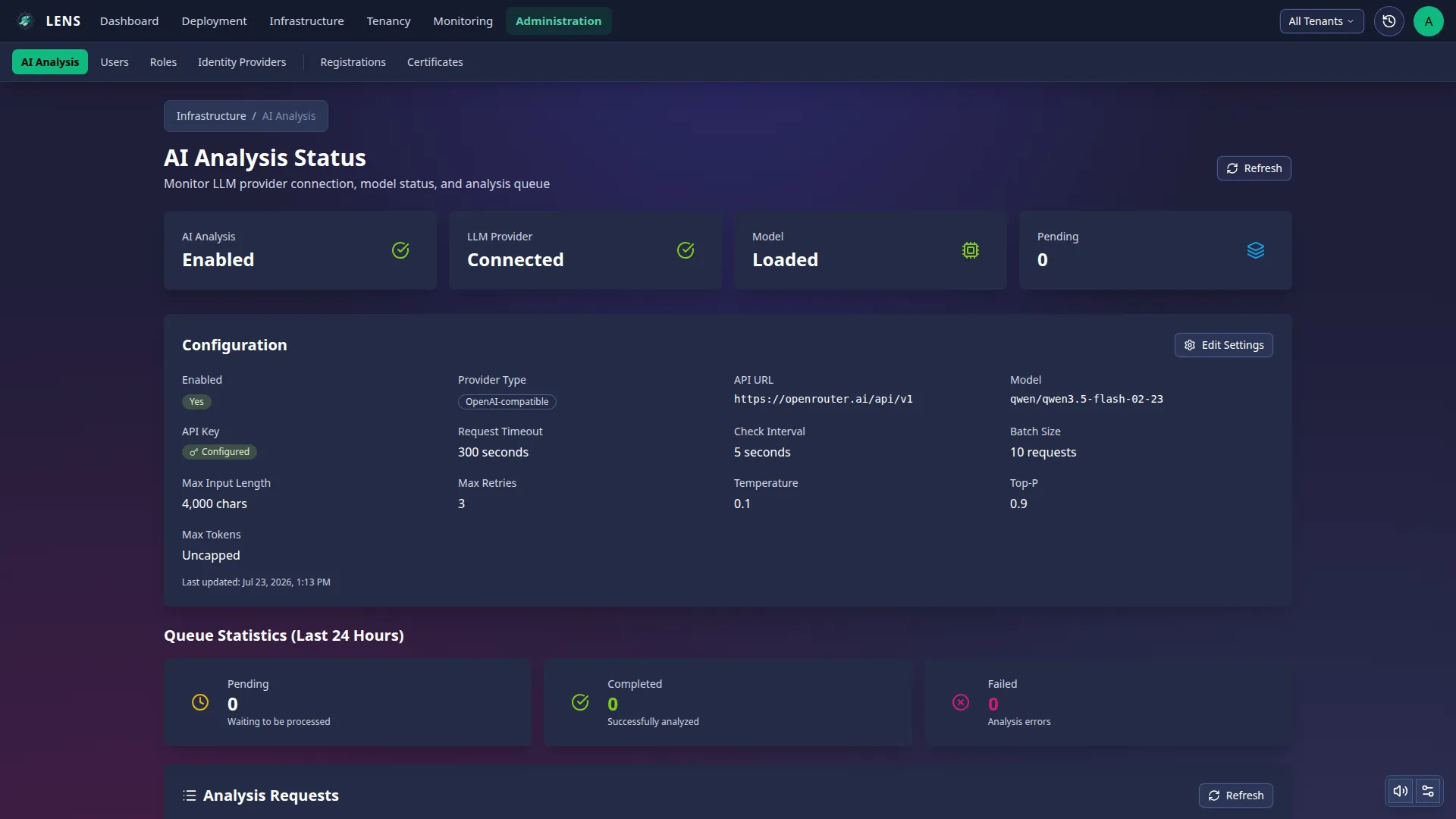 AI-Powered Analytics — Mantis screenshot