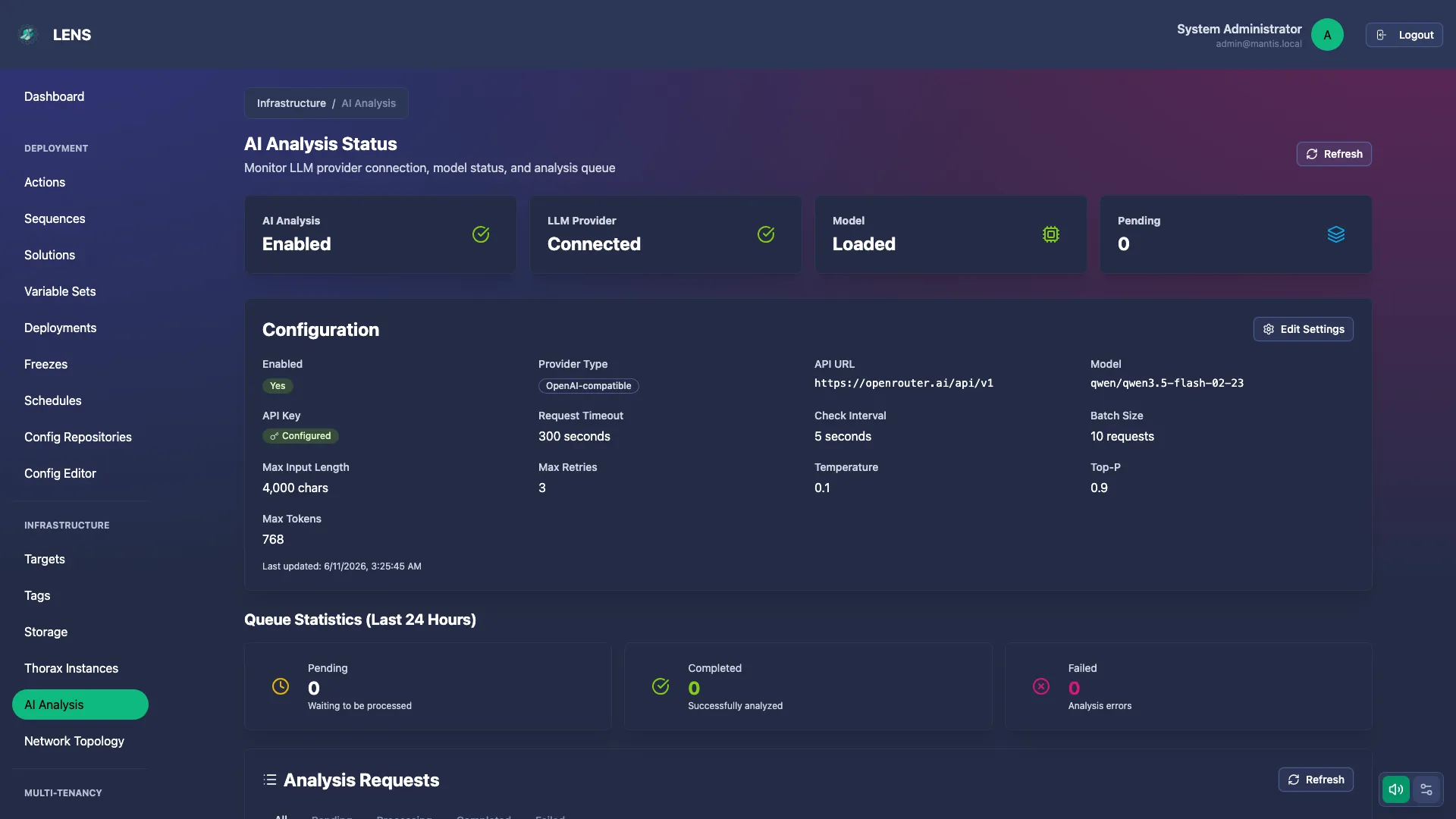 AI-Powered Analytics — Mantis screenshot