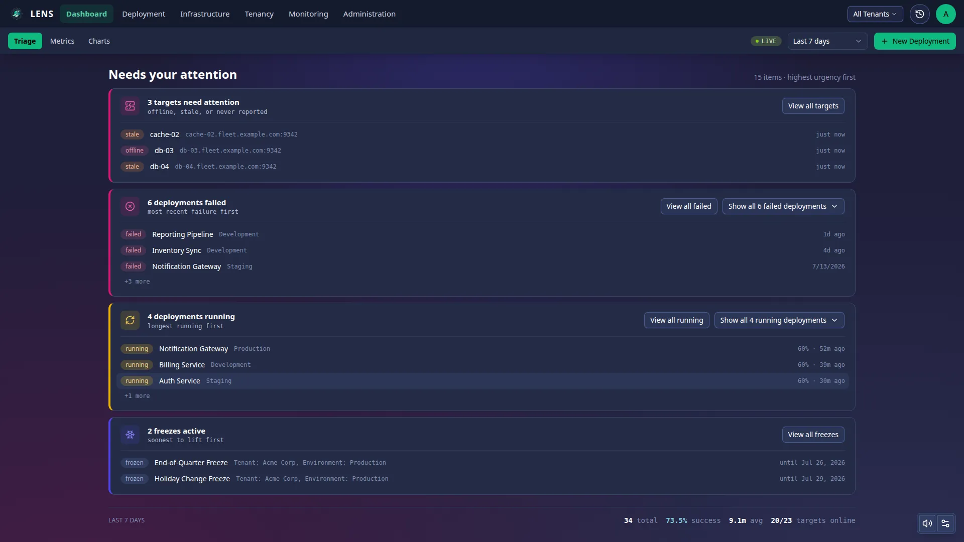 Open Mantis and see what needs you — Mantis screenshot